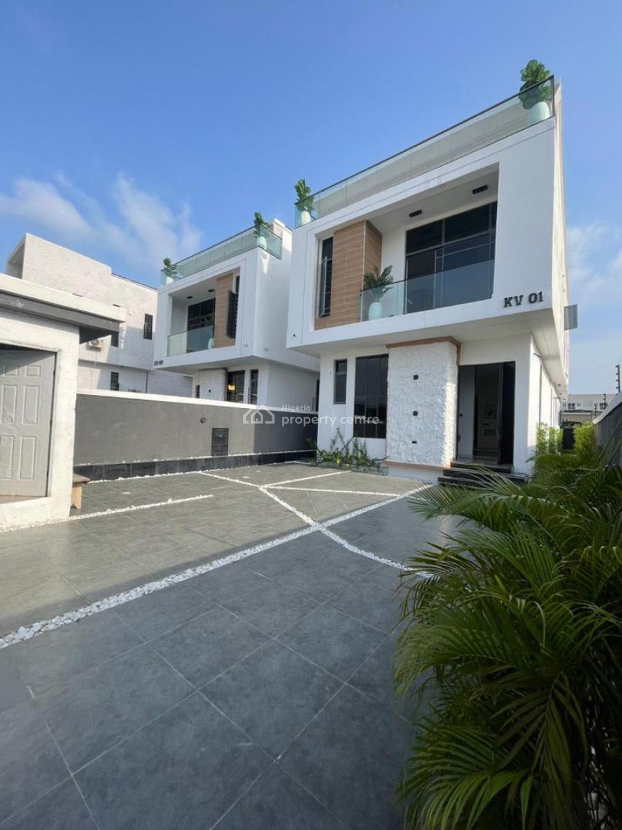 5 Bedroom Fully Detached Duplex with Pool and Bq, Orchid, Lekki, Lagos, Detached Duplex for Sale