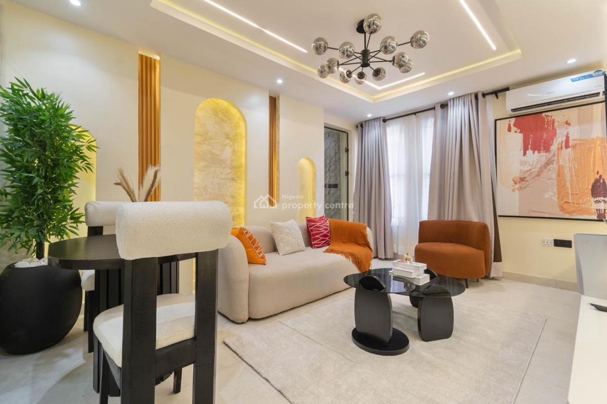 Standard Fully Furnished 2 Bedroom Apartment with Pr, Located Inside an Estate,good Road Light,clean Water, Ikate, Lekki, Lagos, Flat / Apartment for Sale