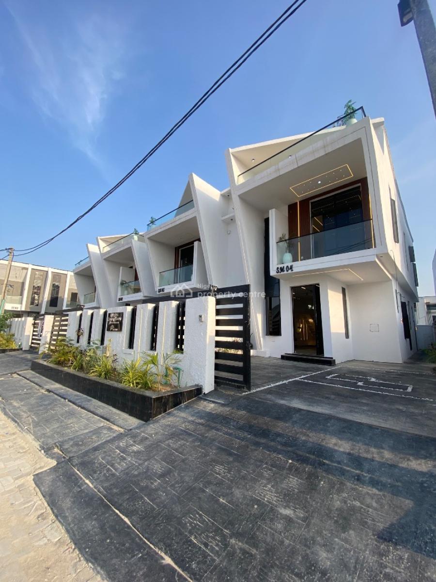 Luxury Four Bedroom Semi Detached Duplex with a Bq, Ikota Lekki, Ikota, Lekki, Lagos, Semi-detached Duplex for Sale
