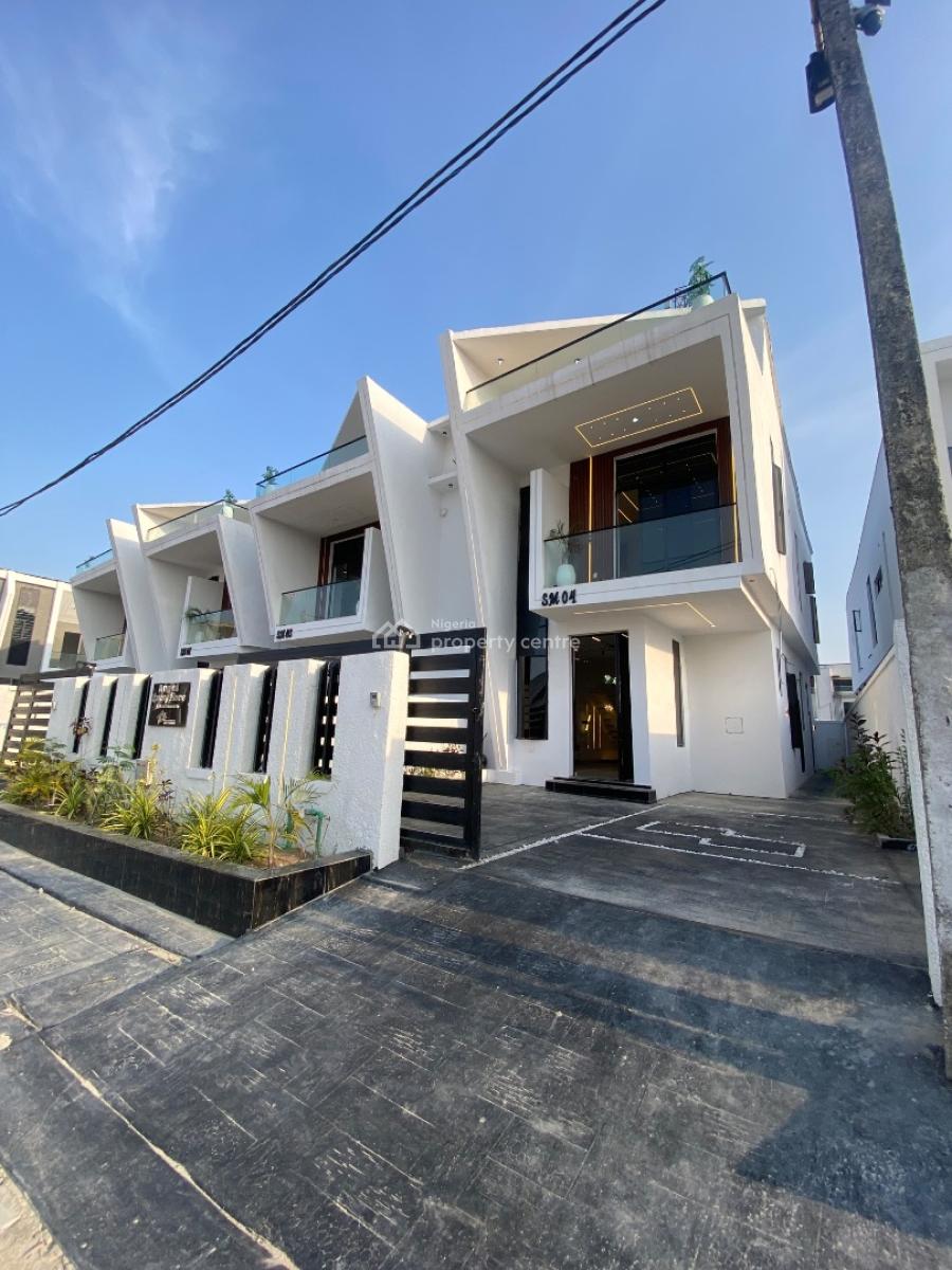 Luxury Four Bedroom Semi Detached Duplex with a Bq, Ikota Lekki, Ikota, Lekki, Lagos, Semi-detached Duplex for Sale