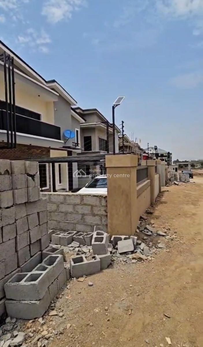 Advanced Carcass 5 Bedroom Fully Detached Duplex in Wuye, in an Estate, Wuye, Abuja, Detached Duplex for Sale