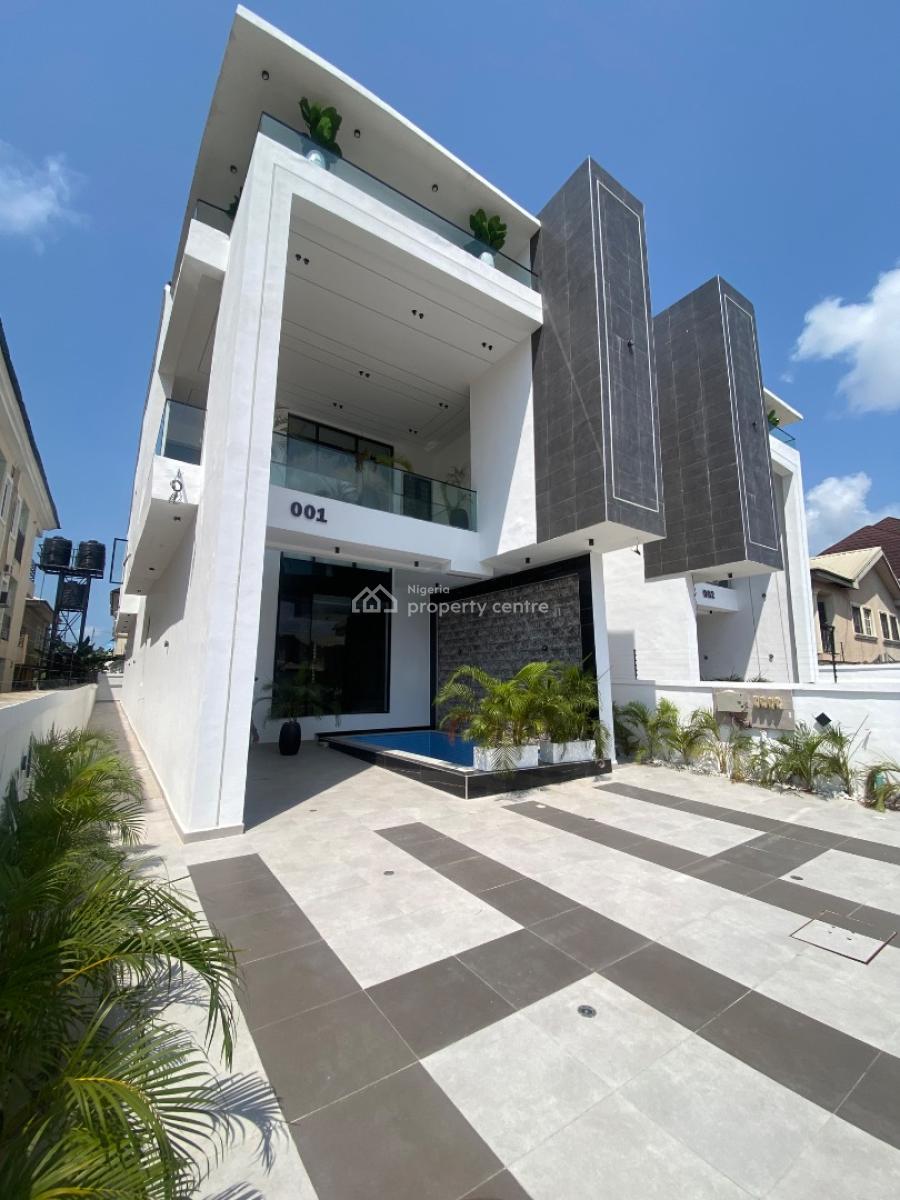Luxurious Spacious Fully Detached Five Bedroom Duplex with a Bq, Ikota Estate, Ikota, Lekki, Lagos, Detached Duplex for Sale