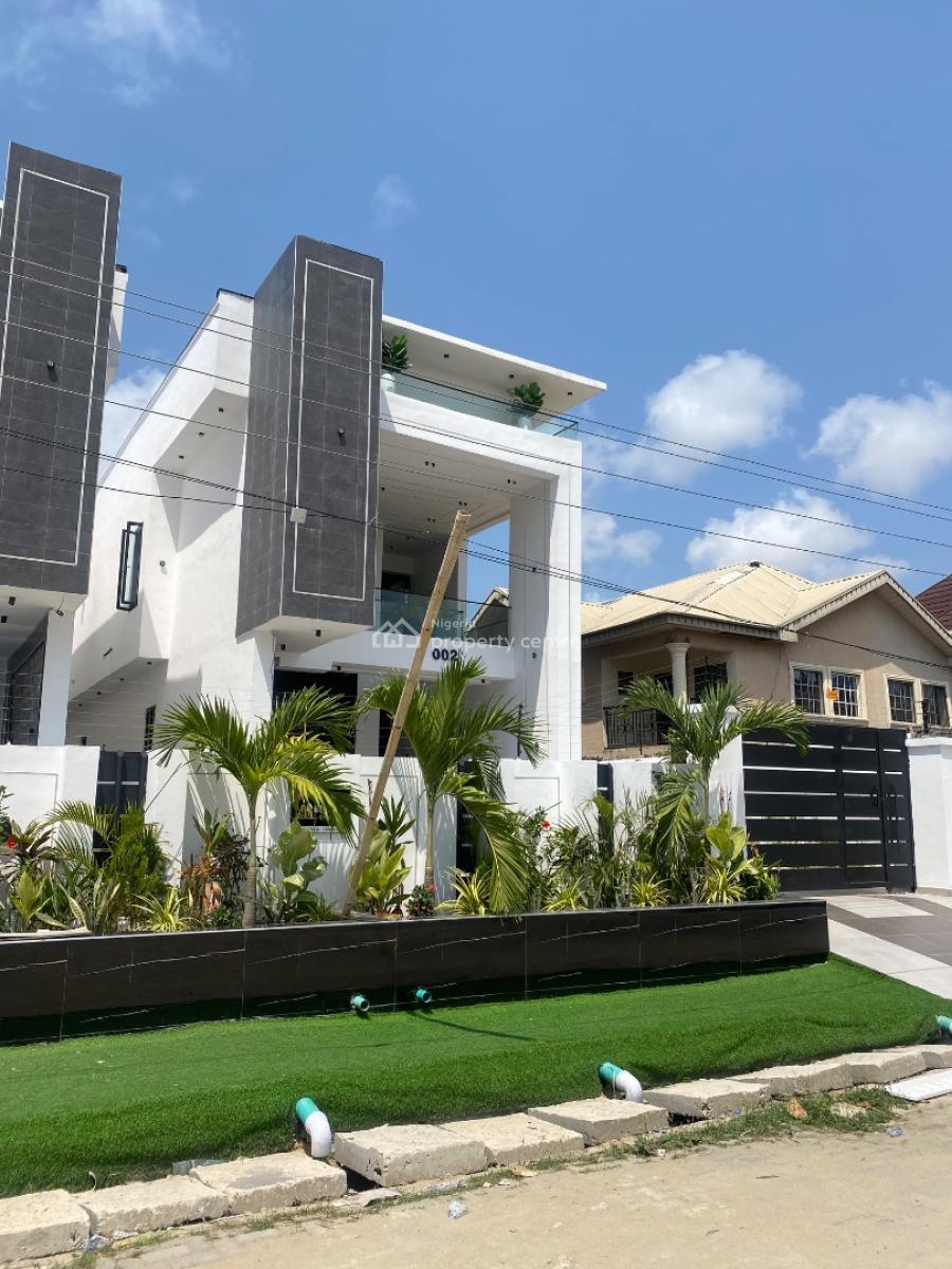Luxurious Spacious Fully Detached Five Bedroom Duplex with a Bq, Ikota Estate, Ikota, Lekki, Lagos, Detached Duplex for Sale