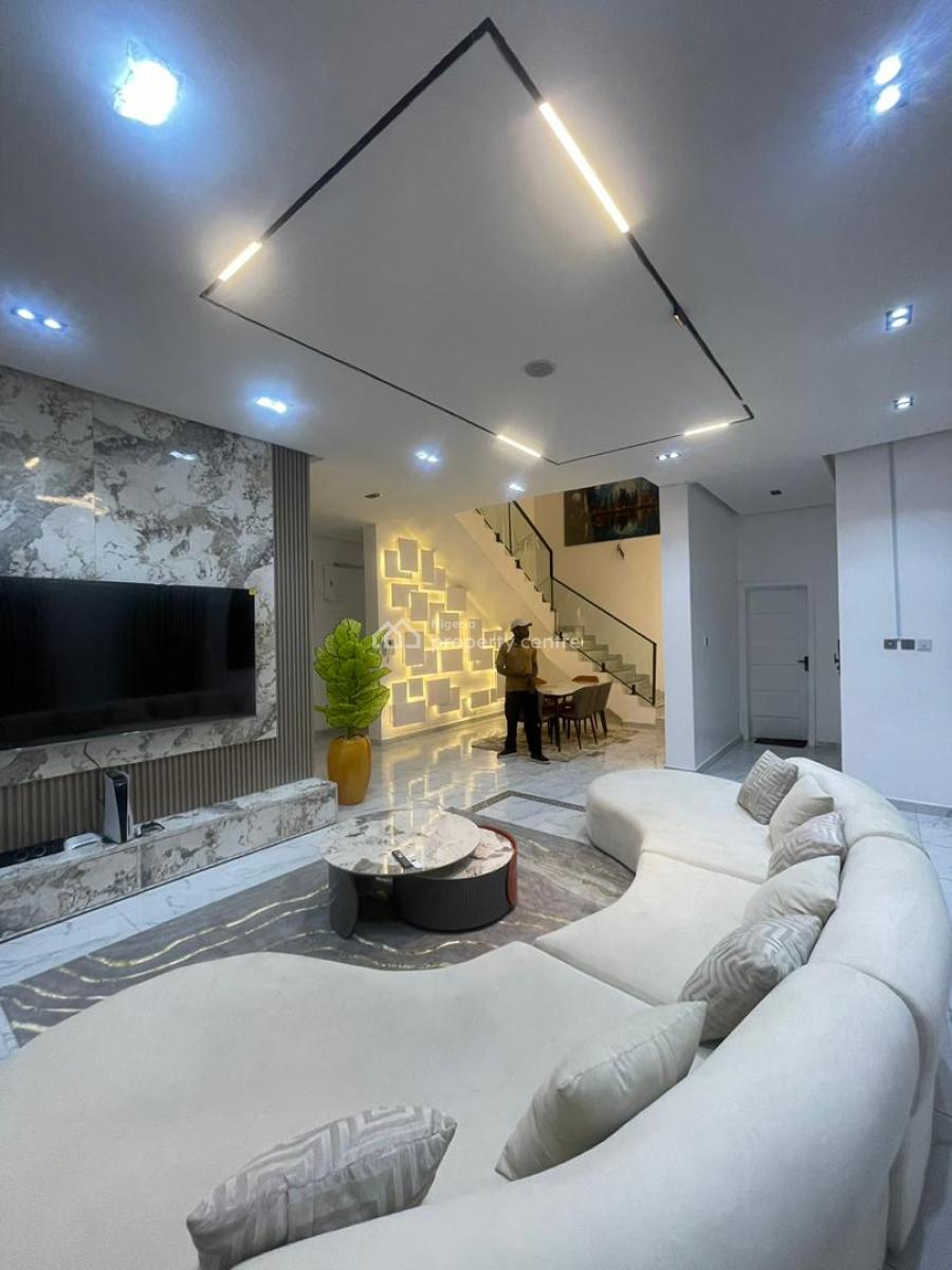 Ultra Modern  Fully Furnished 5 Bedrooms Full Detached with Bq, Ologolo, Lekki, Lagos, Detached Duplex Short Let