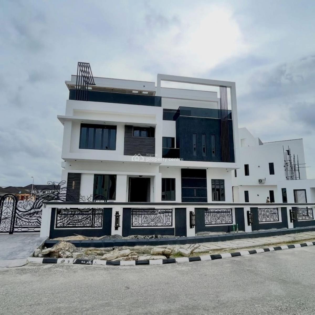 Luxurious 7 Bedroom Duplex and Bq, Pinnock Beach Estate Osapa London, Lekki, Lagos, Detached Duplex for Sale