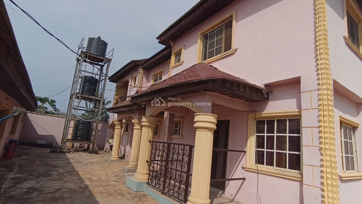 Renovated 2 Bedroom Flat All Tiles Floor Upstairs 3 Toilet Big Compoun, Itele Ogun State Close to Ayobo Lagos, Ado-odo/ota, Ogun, Flat / Apartment for Rent