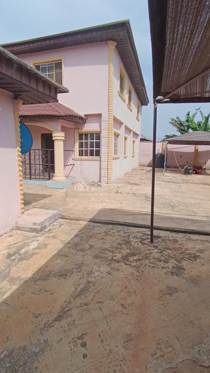 Renovated 2 Bedroom Flat All Tiles Floor Upstairs 3 Toilet Big Compoun, Itele Ogun State Close to Ayobo Lagos, Ado-odo/ota, Ogun, Flat / Apartment for Rent