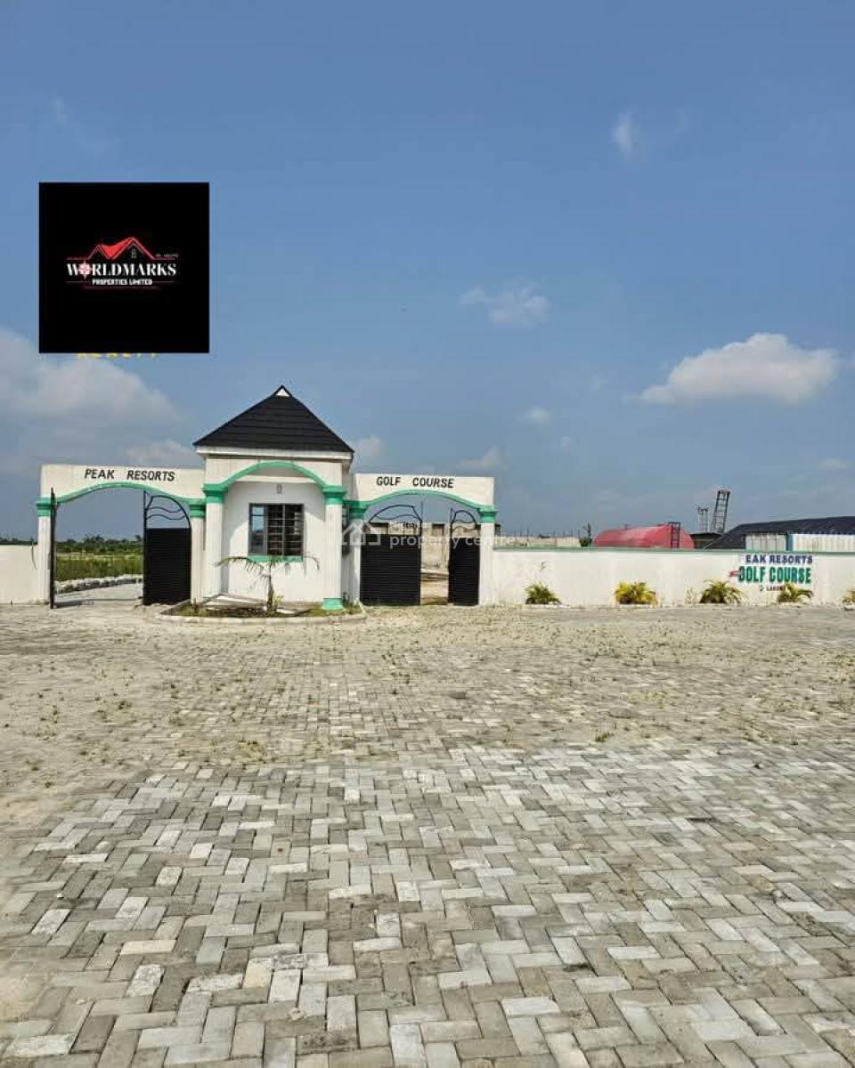 Land with Government Allocation/c of O, Peak Resort and Golf Course Estate, Lakowe, Ibeju Lekki, Lagos, Residential Land for Sale