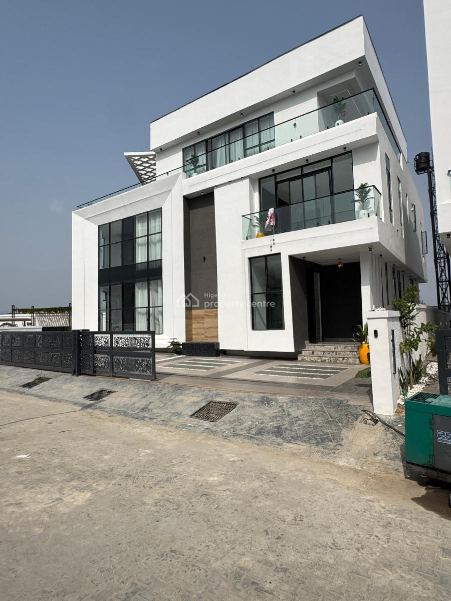 Enormous 5 Bedroom Duplex with a Bq,pool,cinema and a Roof Top Terrace, Chevron, Lekki, Lagos, Detached Duplex for Sale