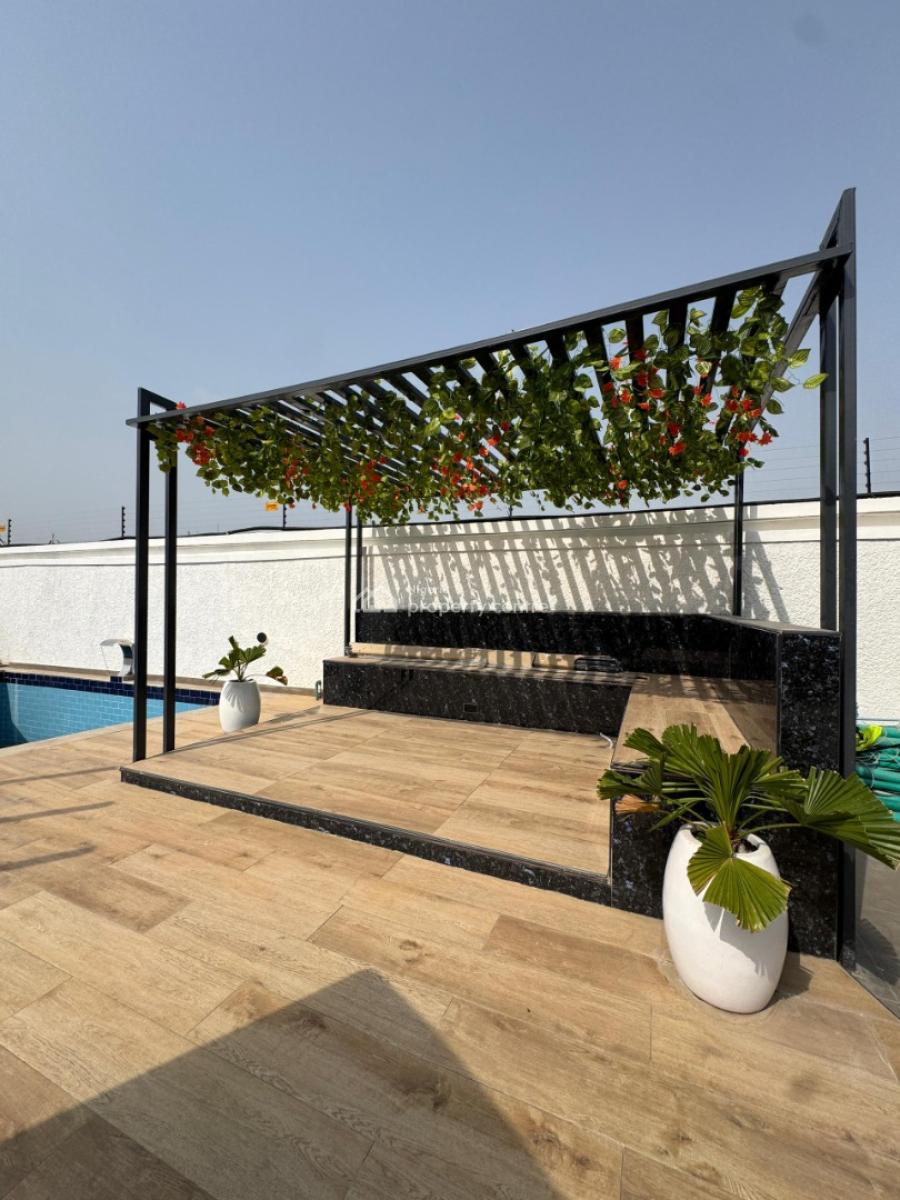 Enormous 5 Bedroom Duplex with a Bq,pool,cinema and a Roof Top Terrace, Chevron, Lekki, Lagos, Detached Duplex for Sale