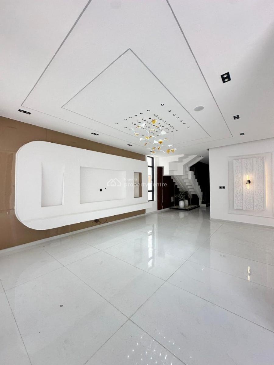 Lovely 5bedroom Duplex with a Bq Located in an Estate, Chevron, Lekki, Lagos, Detached Duplex for Sale