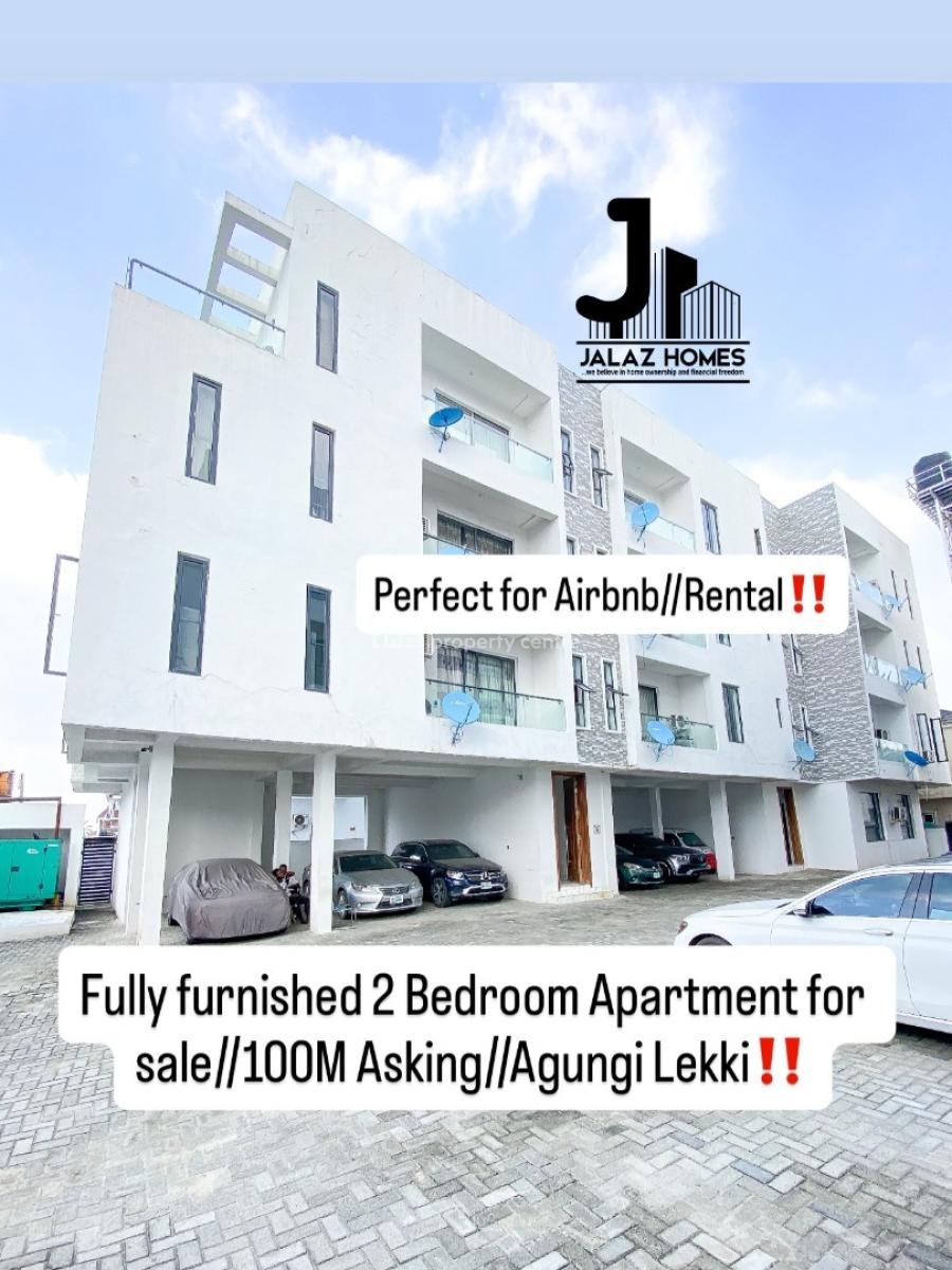 2 Bedroom Serviced Apartment with a Bq, Agungi, Lekki, Lagos, House for Sale