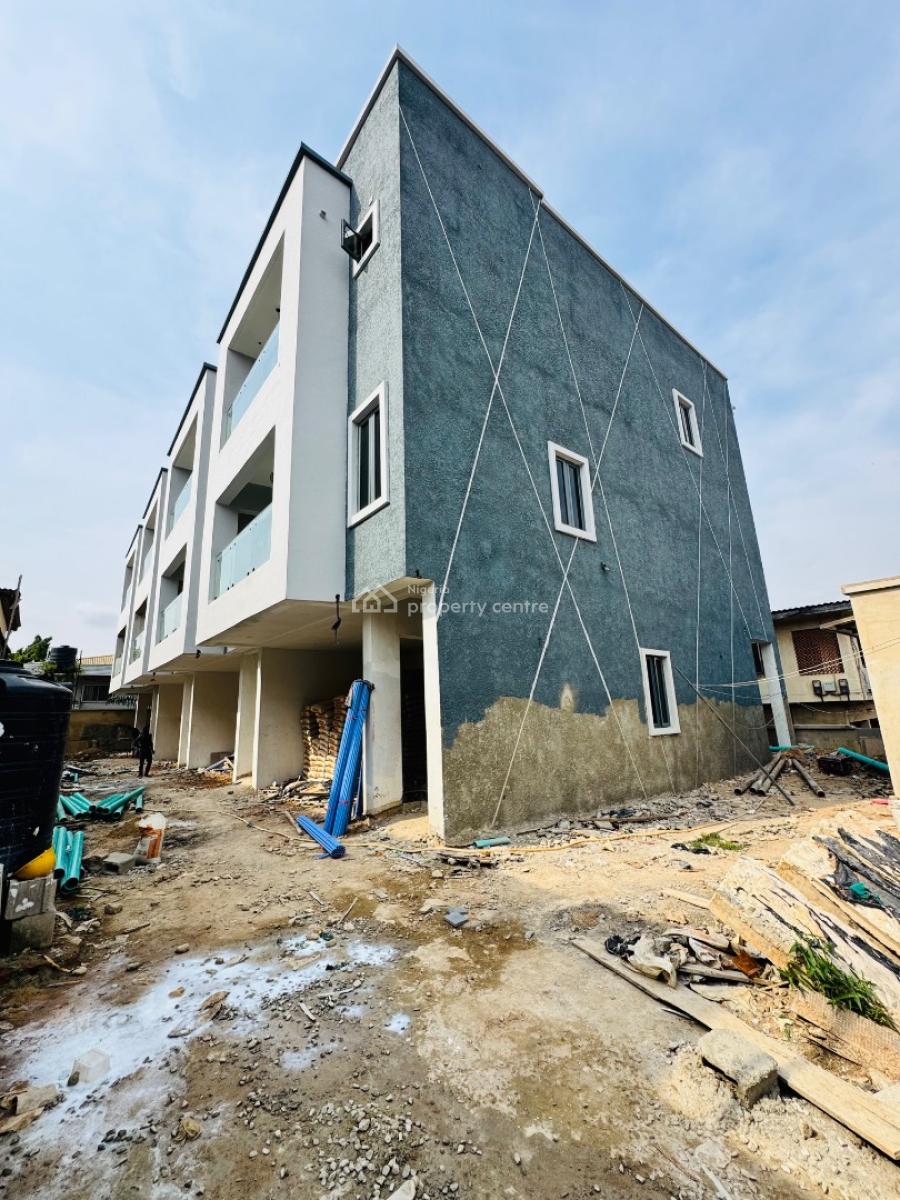 Newly Built 4 Bedroom Terrace Duplex with Bq, Opebi, Ikeja, Lagos, Terraced Duplex for Sale