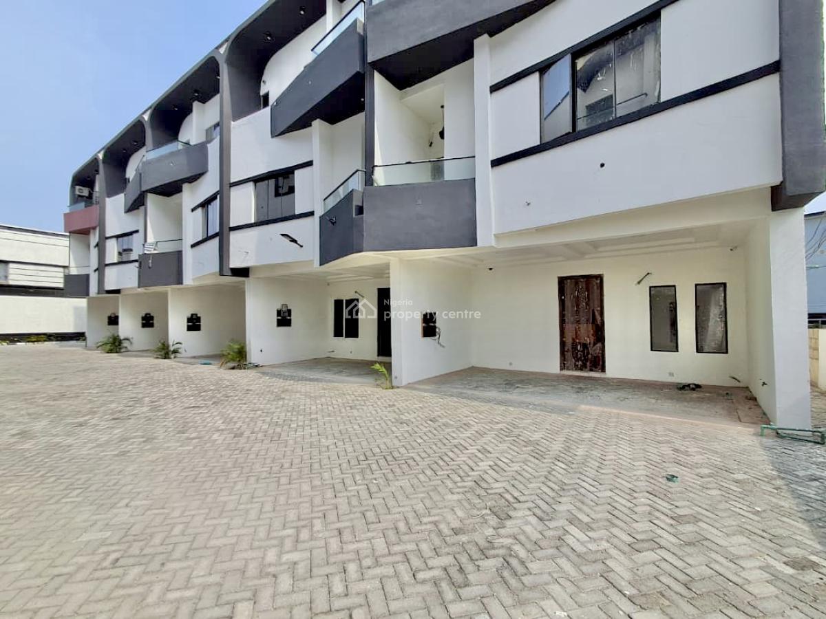 Newly Built 4 Bedroom Terrace Duplex with Bq, Lekki Phase 2, Lekki, Lagos, Terraced Duplex for Rent