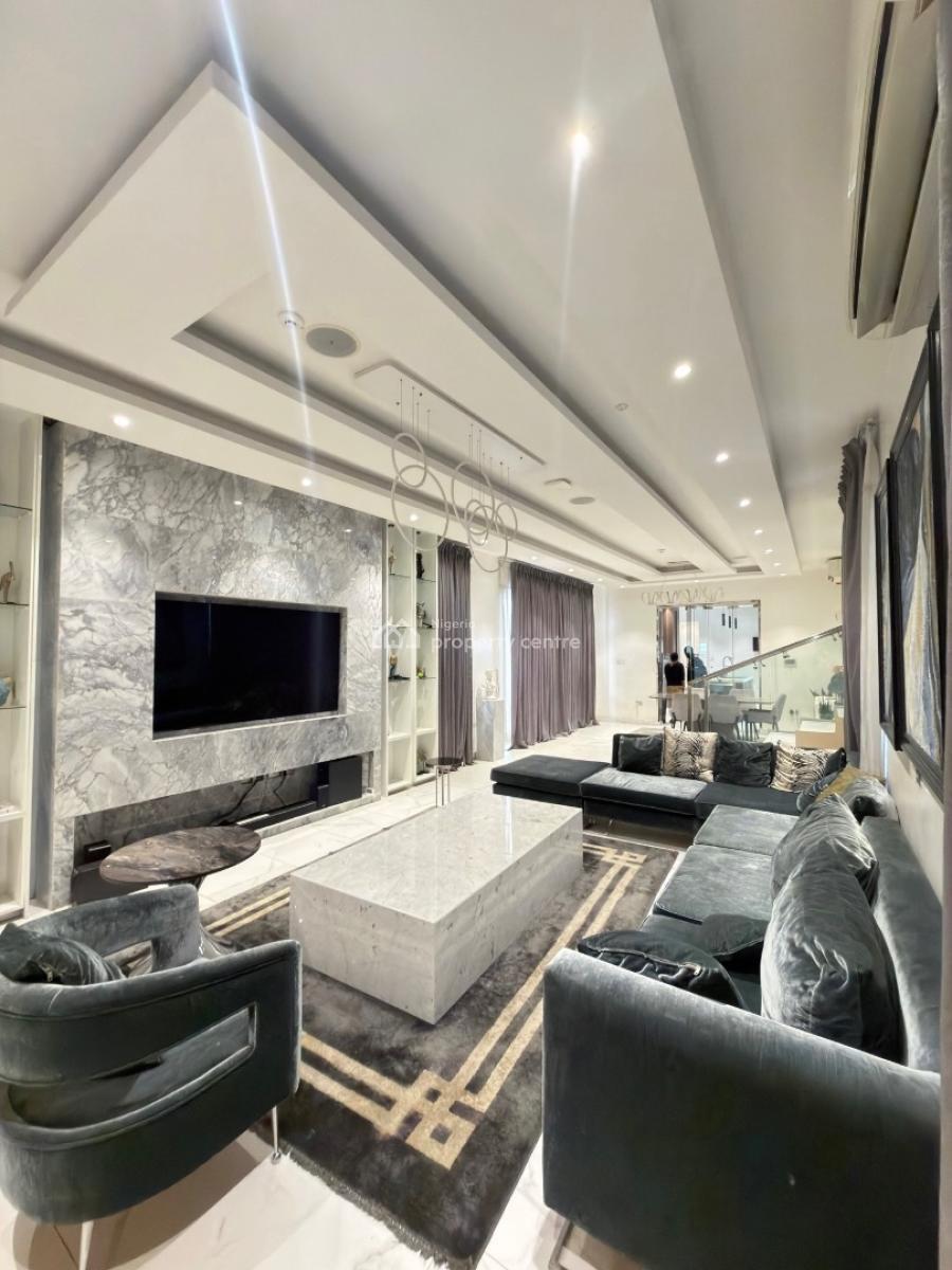 Massive 5 Bed Detached Duplex with Bq, Pool & Cinema, 5 Bedroom Duplex Can Be Rented Furnished Or Unfurnished, Osapa, Lekki, Lagos, Detached Duplex for Rent