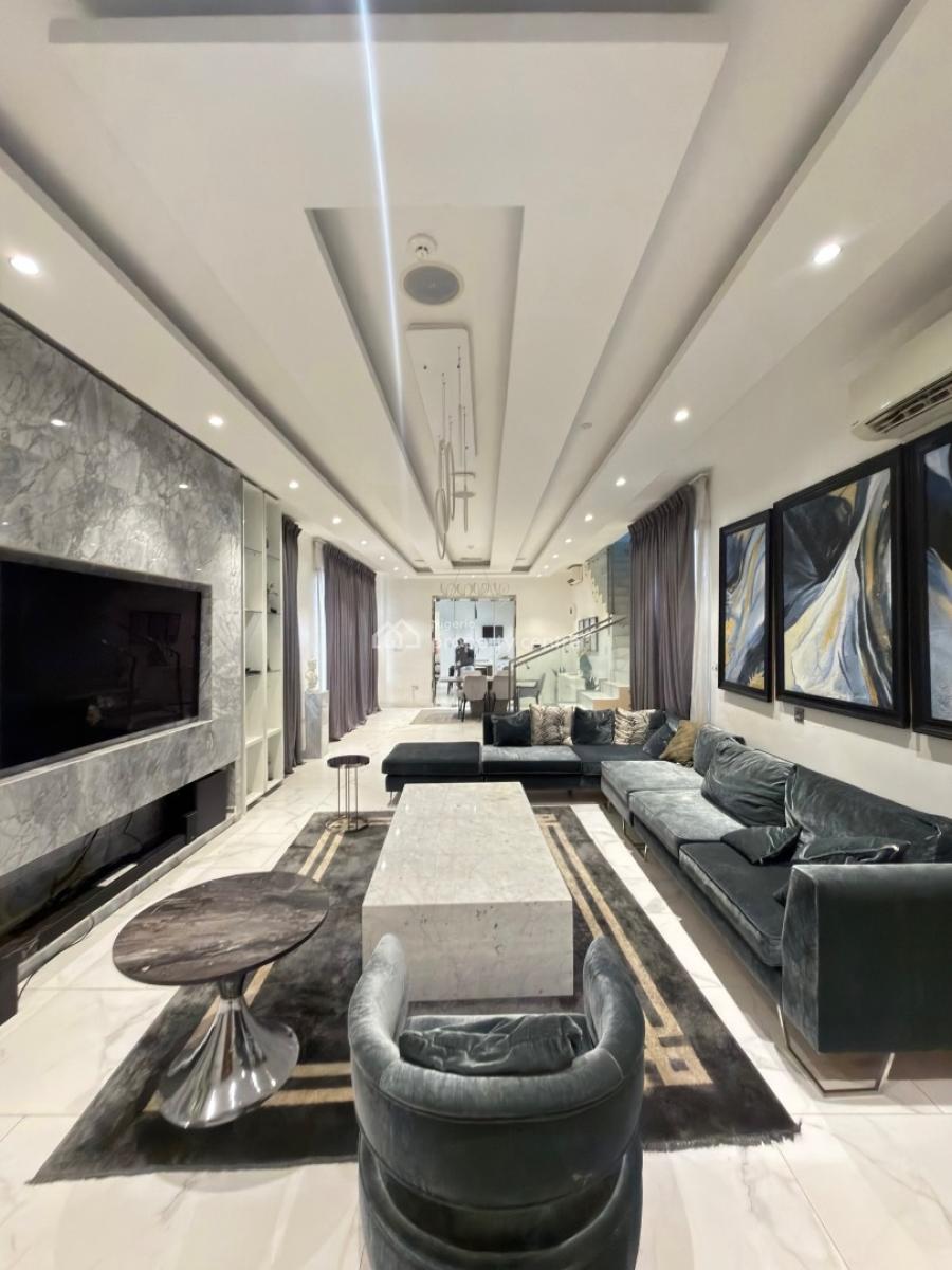 Massive 5 Bed Detached Duplex with Bq, Pool & Cinema, 5 Bedroom Duplex Can Be Rented Furnished Or Unfurnished, Osapa, Lekki, Lagos, Detached Duplex for Rent