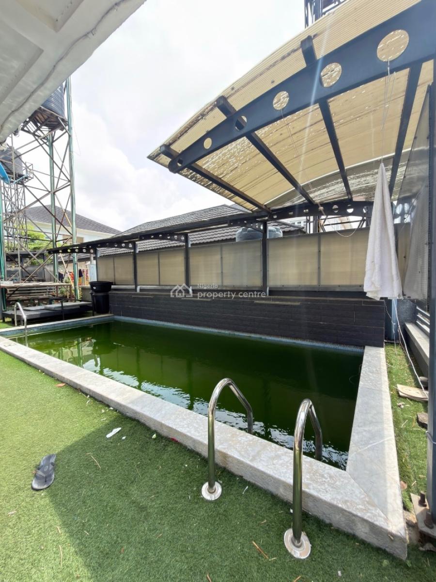 Massive 5 Bed Detached Duplex with Bq, Pool & Cinema, 5 Bedroom Duplex Can Be Rented Furnished Or Unfurnished, Osapa, Lekki, Lagos, Detached Duplex for Rent