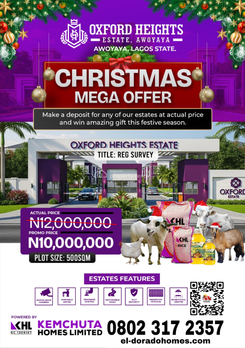 Oxford Heights Awoyaya, Awoyaya, Awoyaya, Ibeju Lekki, Lagos, Mixed-use Land for Sale