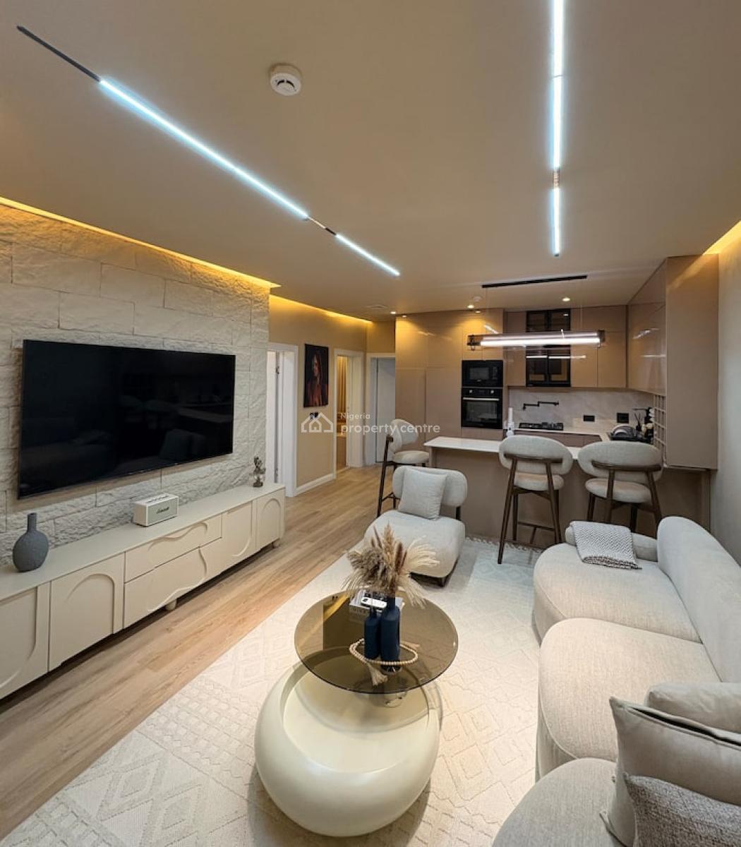 Luxury 2 Bedroom Apartment with a Spacious Dedicated Office., Off Lekki-ikate Spar Road Salem, Ikate, Lekki, Lagos, Flat / Apartment Short Let