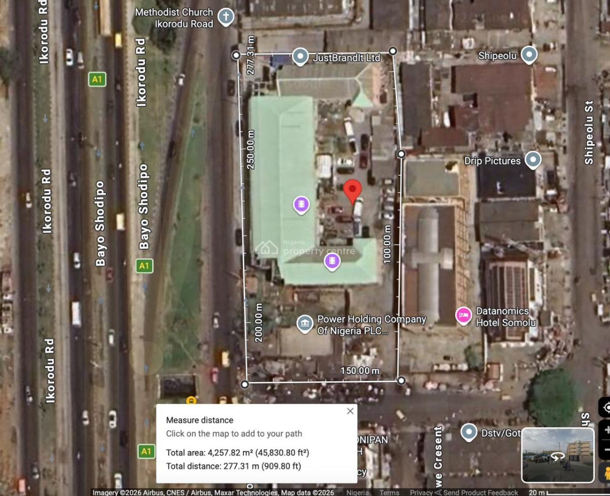 a Prime Corner Piece Plot Measuring Approximately 4,300 Sqm, Ikorodu, Lagos, Mixed-use Land for Sale