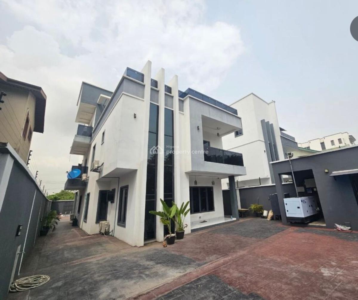 Fully Furnished 5bedroom Detached Duplex Wit Rooftop Terrace, Pool& Bq, 2nd Avenue, Ikoyi, Lagos, Detached Duplex for Rent
