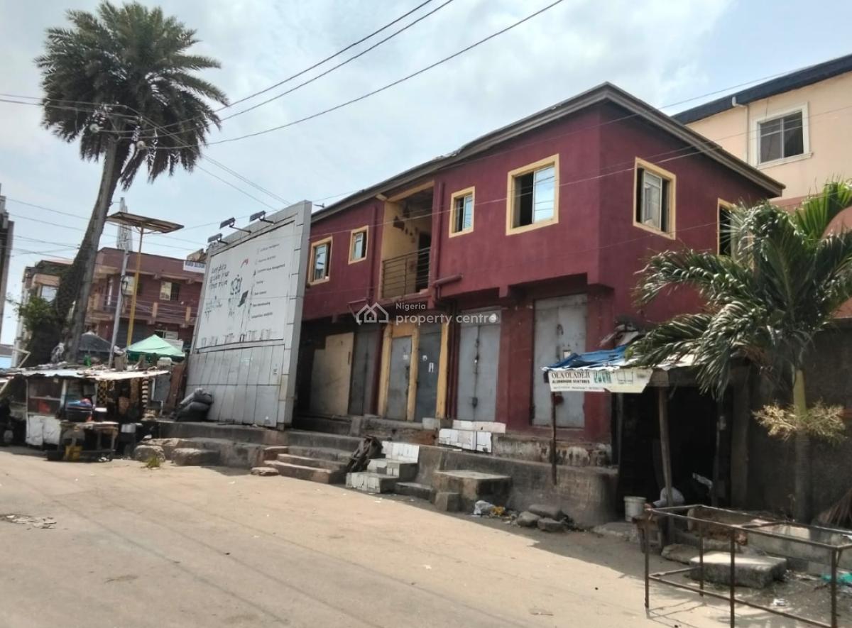 Commercial Building (250sqm) Up & Down (all Commercial Use), Facing Directly on Hebert Marculy Way Adekunle B/stop, Yaba, Adekunle, Yaba, Lagos, Commercial Property for Rent