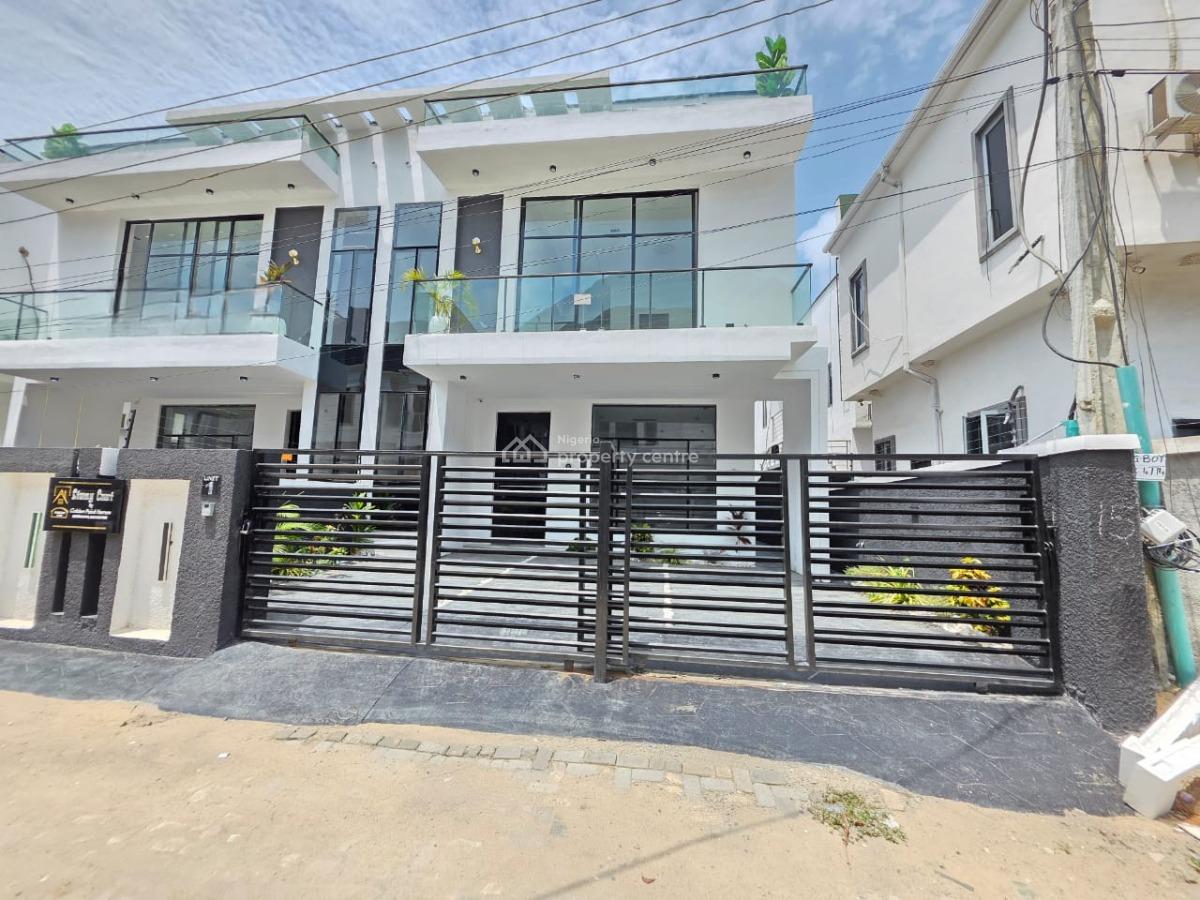 Luxury 4 Bedroom Semi Detached Duplex with Bq, Ikota, Lekki, Lagos, Semi-detached Duplex for Sale