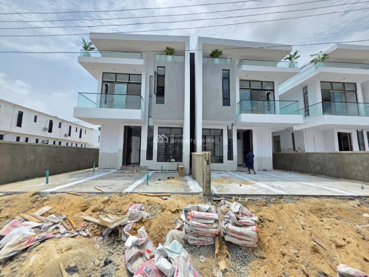 4 Bedroom Semi Detached Duplex with Bq, Ikota, Lekki, Lagos, Semi-detached Duplex for Sale