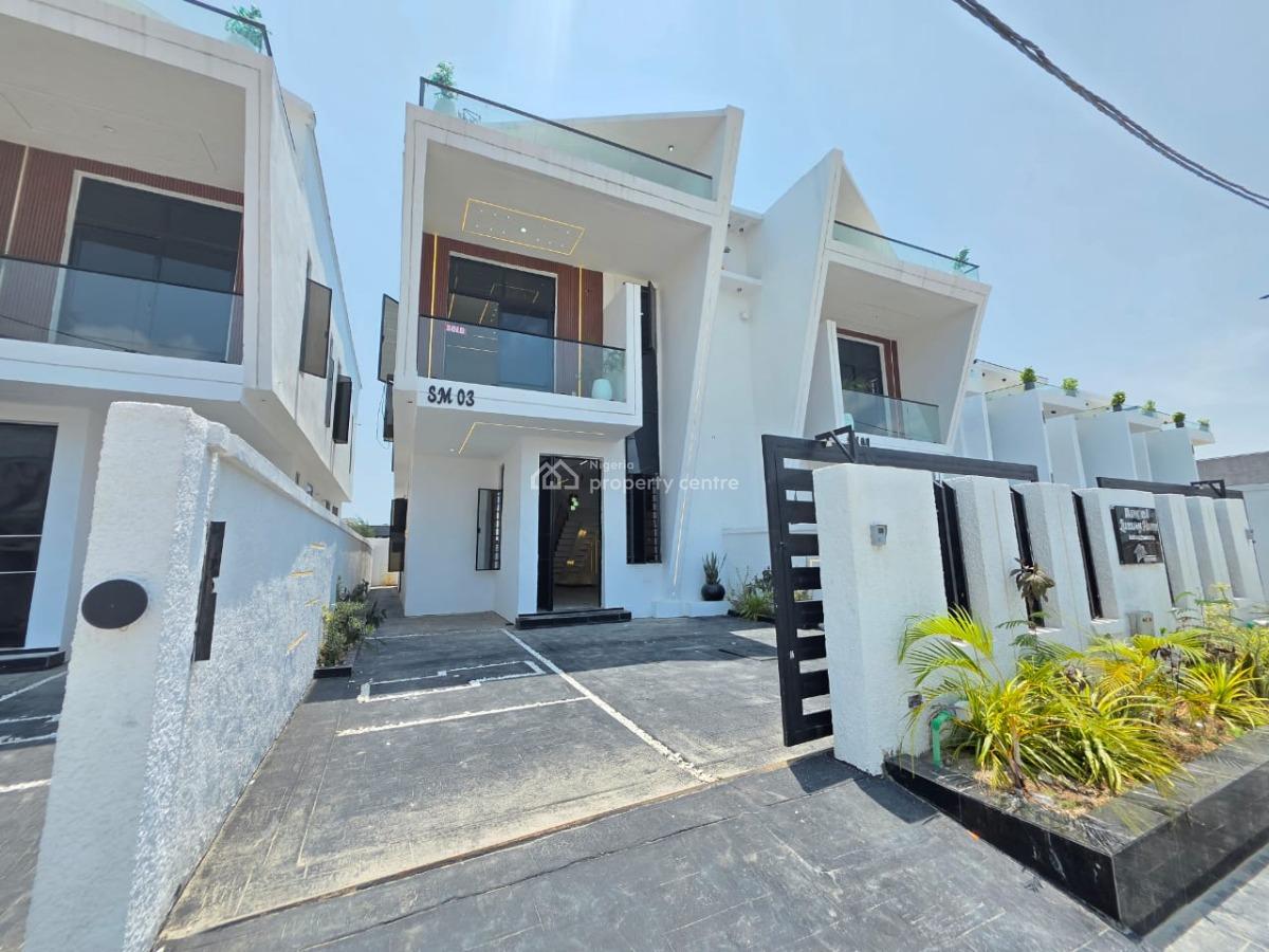 Luxury 4 Bedroom Semi Detached Duplex with Bq, Ikota, Lekki, Lagos, Semi-detached Duplex for Sale