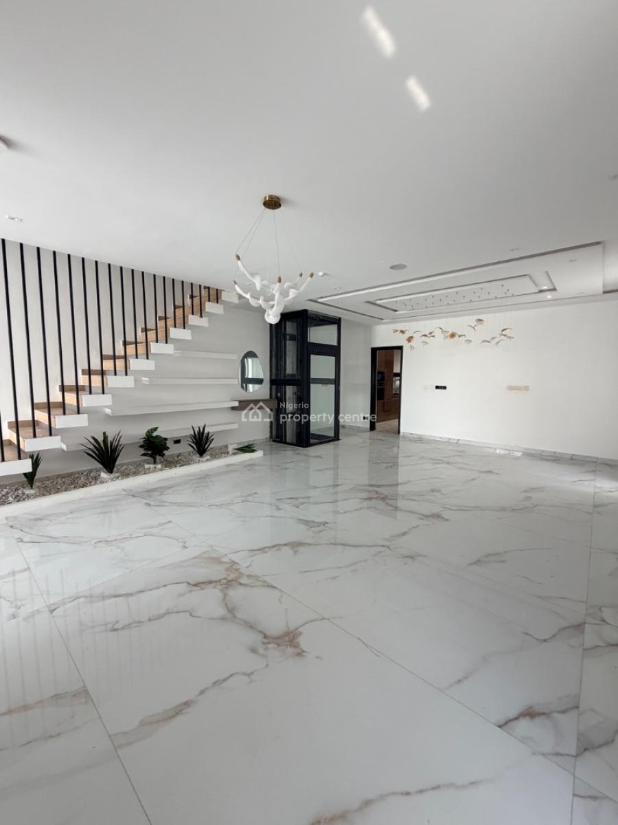 5 Bedroom Semi Detached Duplex+2 Bq, Cinema, Elevator, Rooftop Lounge, Cowrie Creek Estate, Ikate Elegushi, Lekki, Lagos, Semi-detached Duplex for Sale