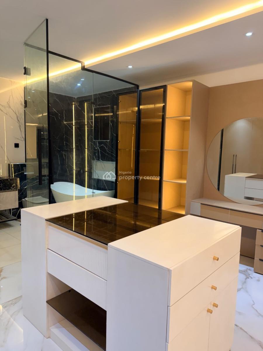 5 Bedroom Semi Detached Duplex + 2 Bq, Cinema, Elevator, Rooftop Lounge, Cowrie Creek Estate, Ikate Elegushi, Lekki, Lagos, Semi-detached Duplex for Sale