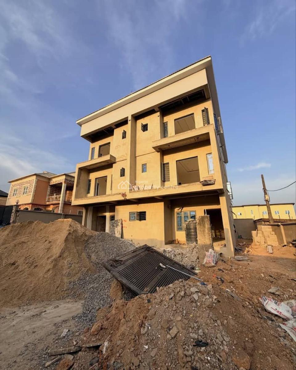 Spaciously Built 4 Bedroom Semi Detached Duplex + Bq in Serene Estate, Ogba, Ikeja, Lagos, Semi-detached Duplex for Sale