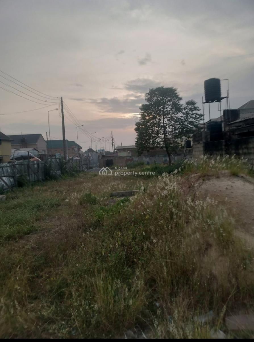 1 & Half Plot of Land (corner-piece) All Commercial Purpose (834sqm), Iju Road, Pencima Bus Stop, Agege, Lagos, Commercial Land for Sale
