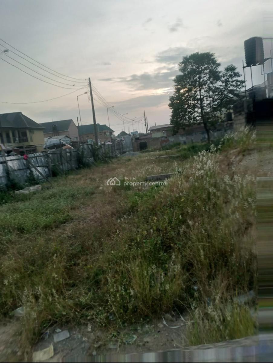 1 & Half Plot of Land (corner-piece) All Commercial Purpose (834sqm), Iju Road, Pencima Bus Stop, Agege, Lagos, Commercial Land for Sale