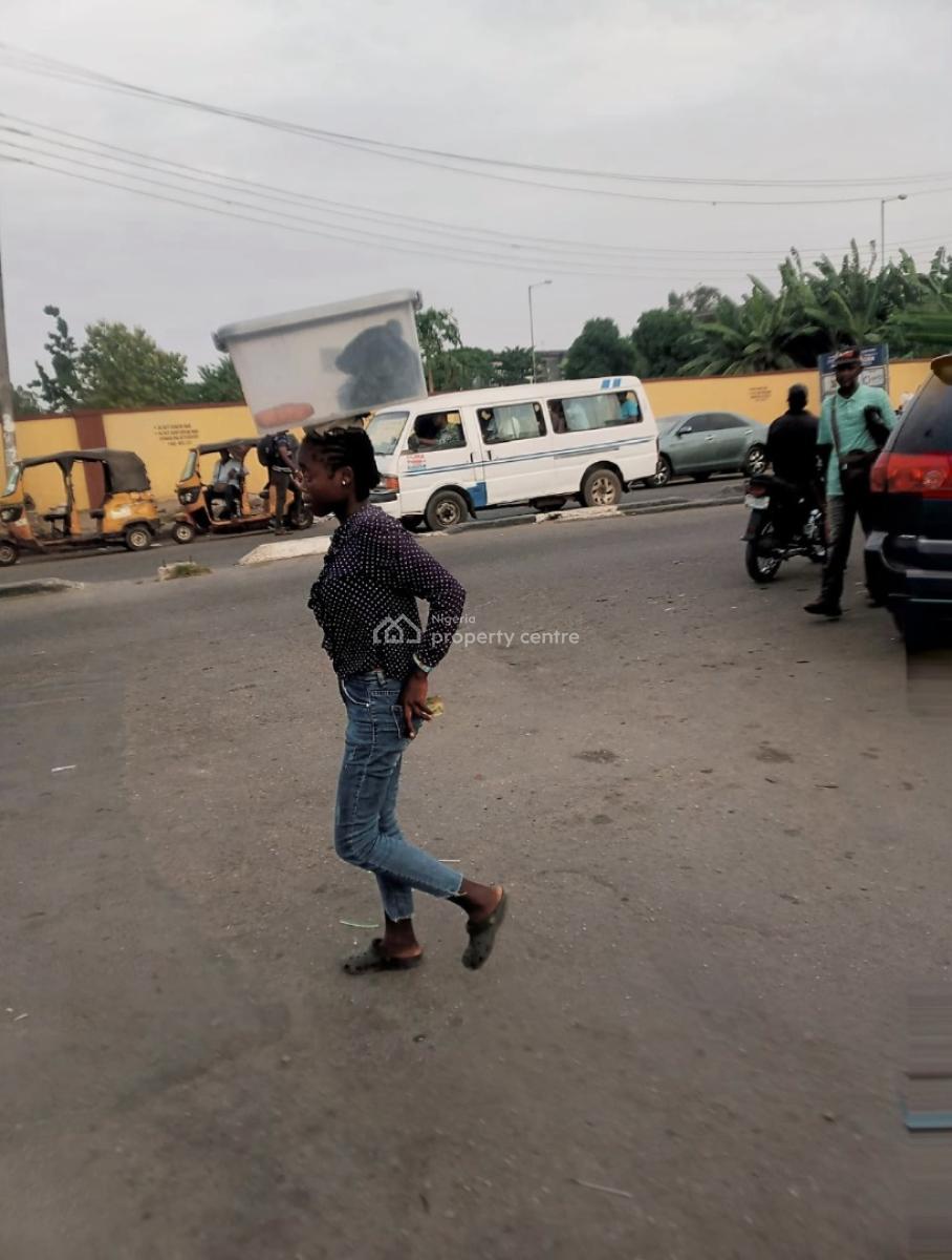 1 & Half Plot of Land (corner-piece) All Commercial Purpose (834sqm), Iju Road, Pencima Bus Stop, Agege, Lagos, Commercial Land for Sale