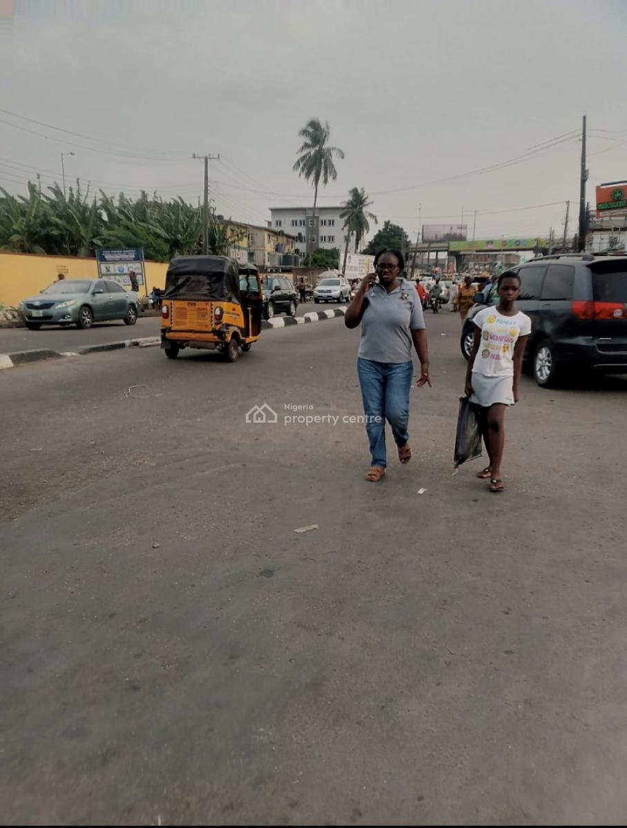 1 & Half Plot of Land (corner-piece) All Commercial Purpose (834sqm), Iju Road, Pencima Bus Stop, Agege, Lagos, Commercial Land for Sale