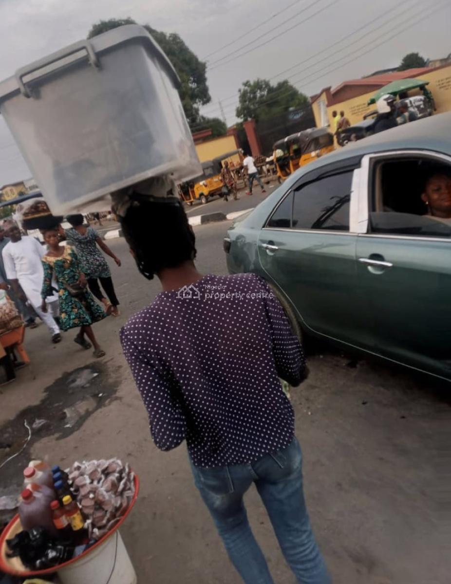1 & Half Plot of Land (corner-piece) All Commercial Purpose (834sqm), Iju Road, Pencima Bus Stop, Agege, Lagos, Commercial Land for Sale