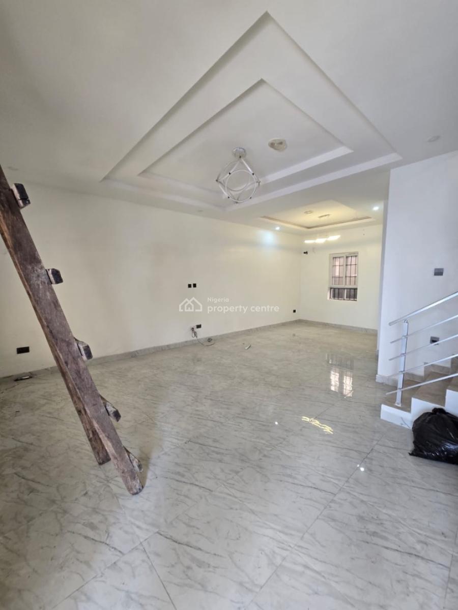 Massive 4 Bedroom Terrace Duplex in a Cool Estate, Located Inside an Estate,good Road,clean Road, Sangotedo, Ajah, Lagos, Semi-detached Duplex for Rent