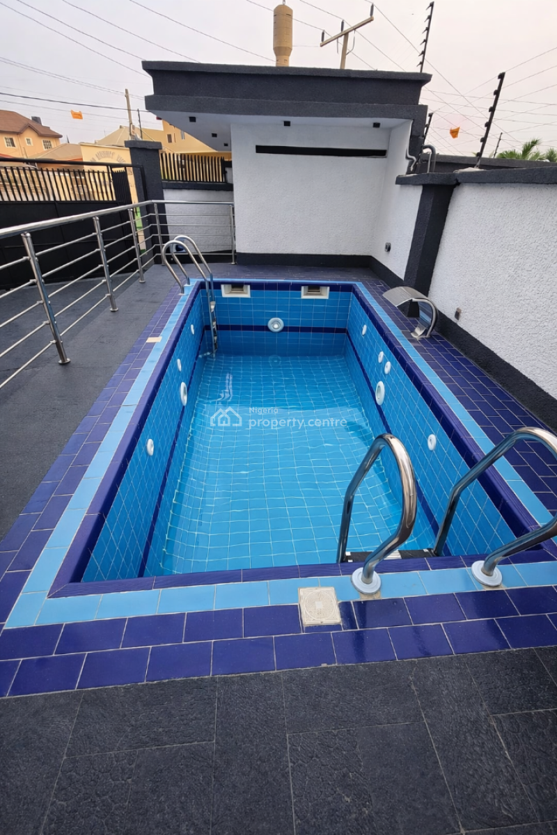 Exquisite 6 Bedroom Detached Duplex with Swimming Pool and Bq in Magod, Off Emmanuel Keshi, Gra Phase 2, Magodo, Lagos, Detached Duplex for Sale