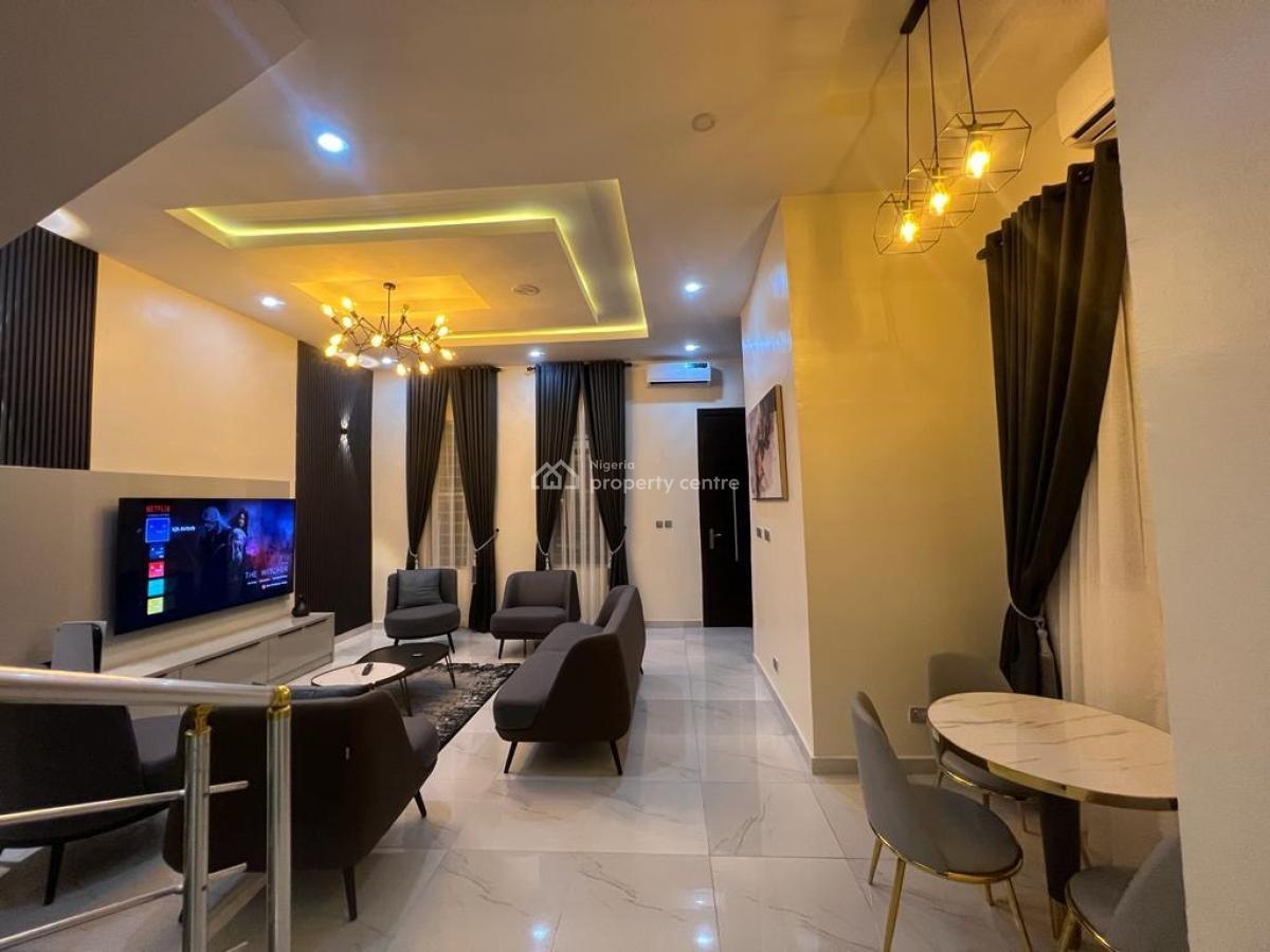 Exquisitely Furnished 4 Bedroom Duplex with Bq, Ikota, Lekki, Lagos, House for Rent