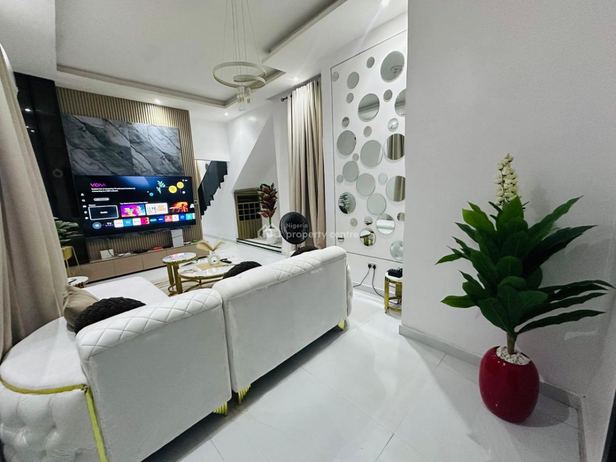 Brand New 3bedroom Self Compound with Ps5 Game, Adeniyi Jones, Ikeja, Lagos, Semi-detached Duplex Short Let