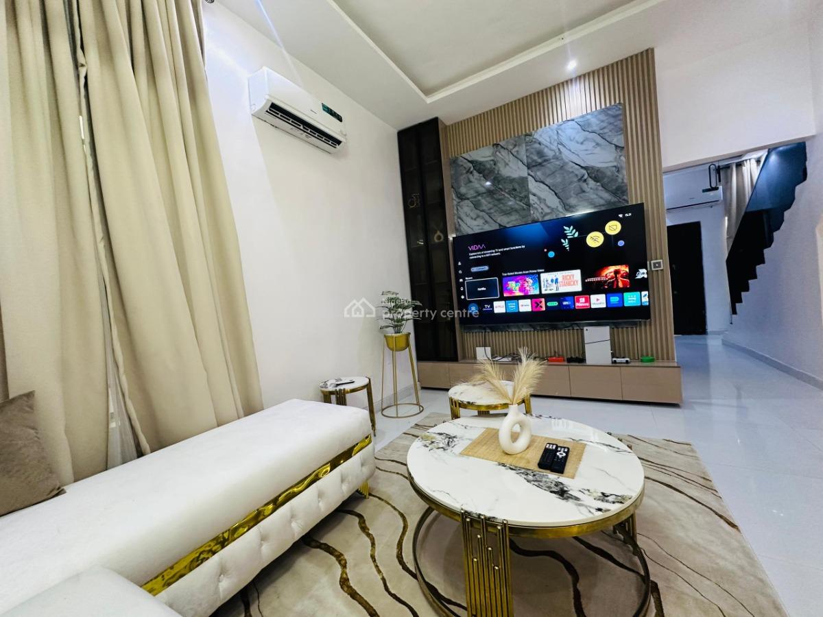 Brand New 3bedroom Self Compound with Ps5 Game, Adeniyi Jones, Ikeja, Lagos, Semi-detached Duplex Short Let