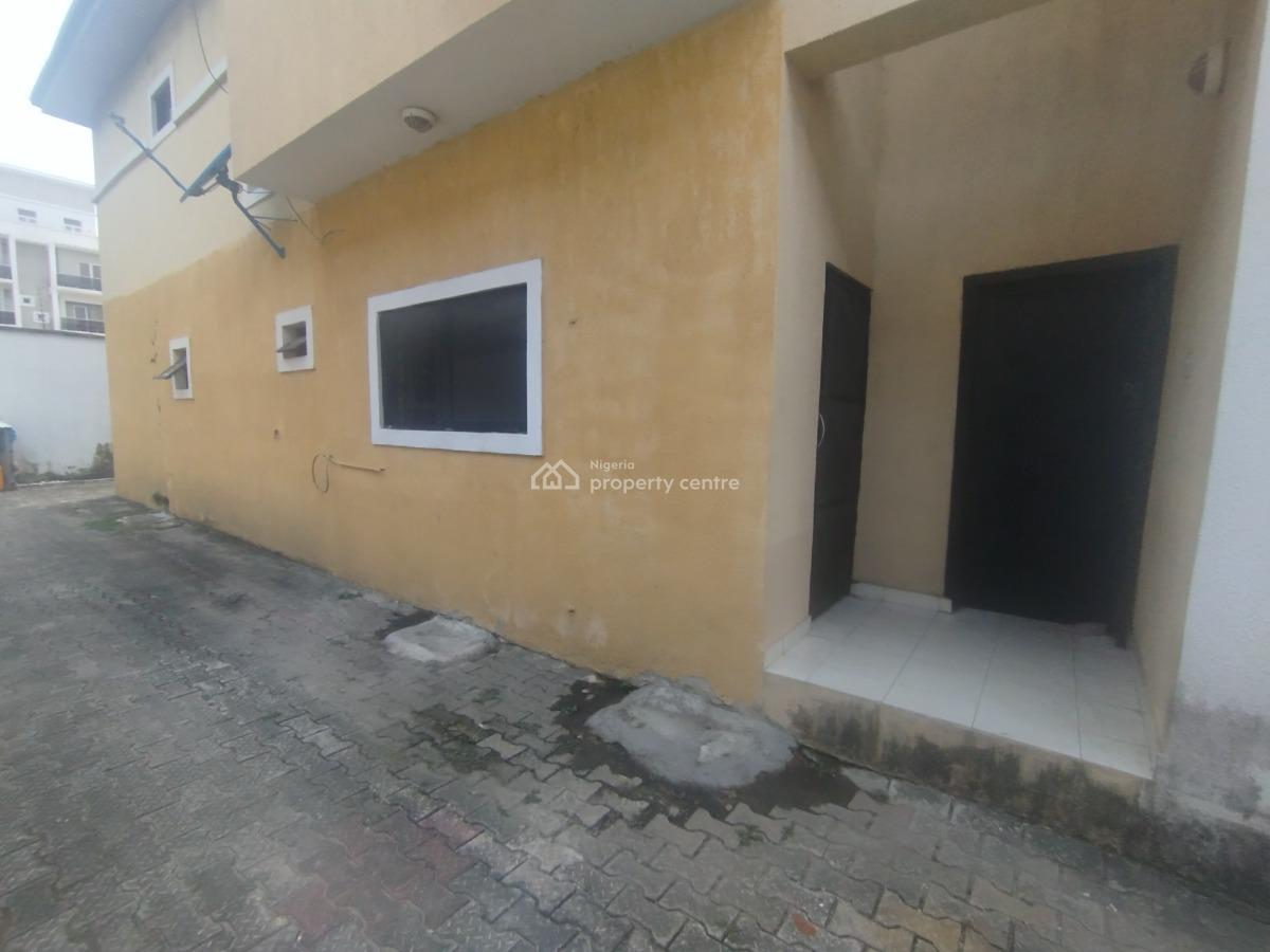 Well Maintained Commercial 3 Bedroom Semi Detached House with Bq, Fola Oshibo Street, Lekki Phase 1, Lekki, Lagos, Office Space for Rent
