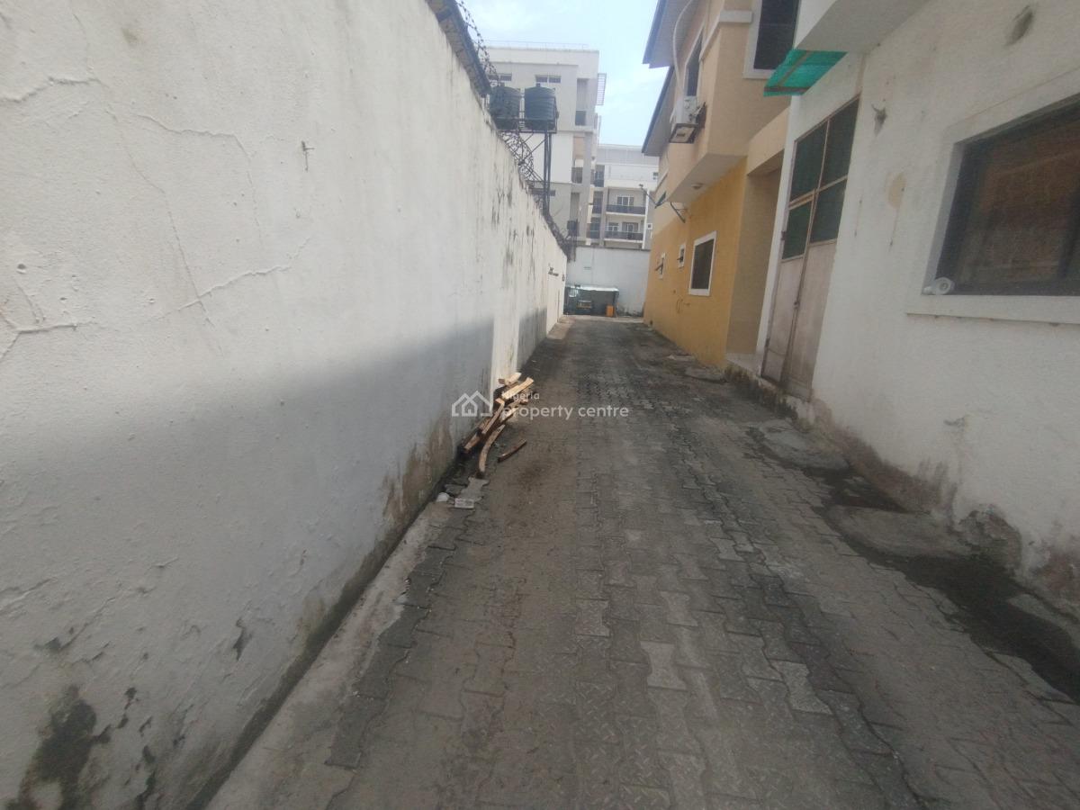 Well Maintained Commercial 3 Bedroom Semi Detached House with Bq, Fola Oshibo Street, Lekki Phase 1, Lekki, Lagos, Office Space for Rent
