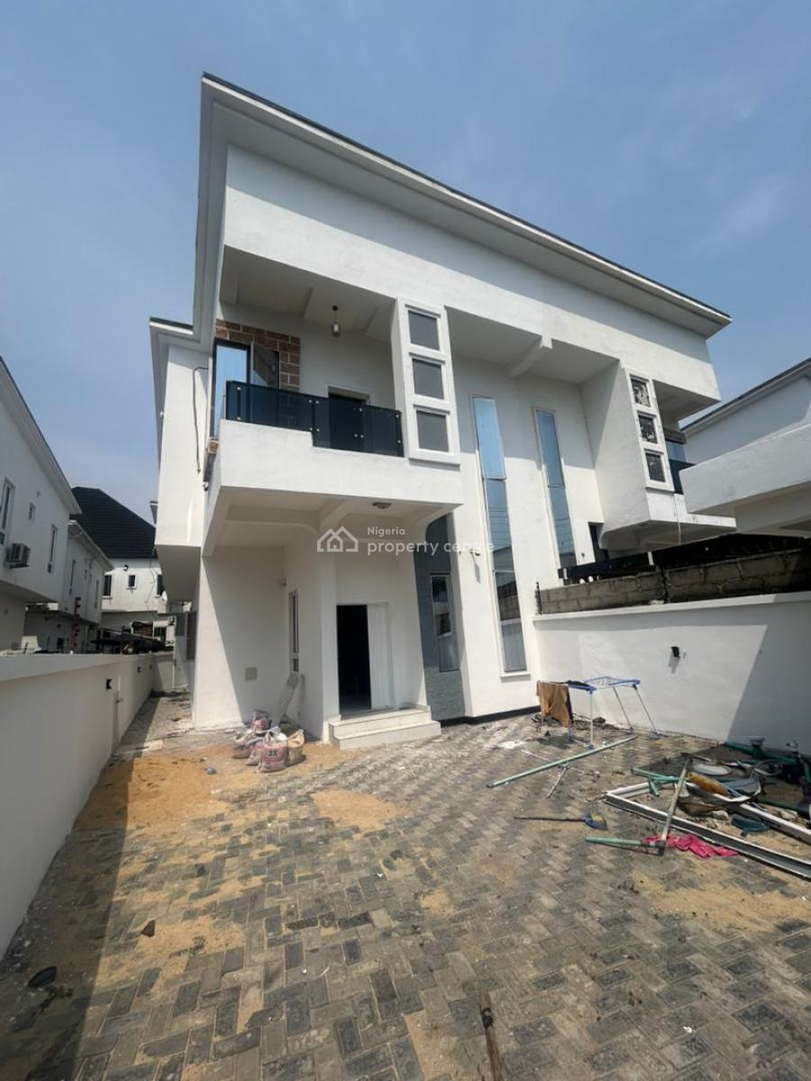Well Maintained 4 Bedroom Semi Detached House with Bq, Canal West Estate By Shoprite Road, Osapa, Lekki, Lagos, Semi-detached Duplex for Rent