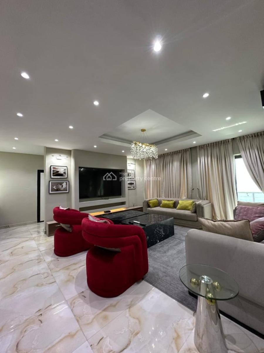 Fully Furnished and Serviced Waterfront 3 Bedroom Flats with Gym & Poo, Banana Island, Ikoyi, Lagos, Flat / Apartment for Rent