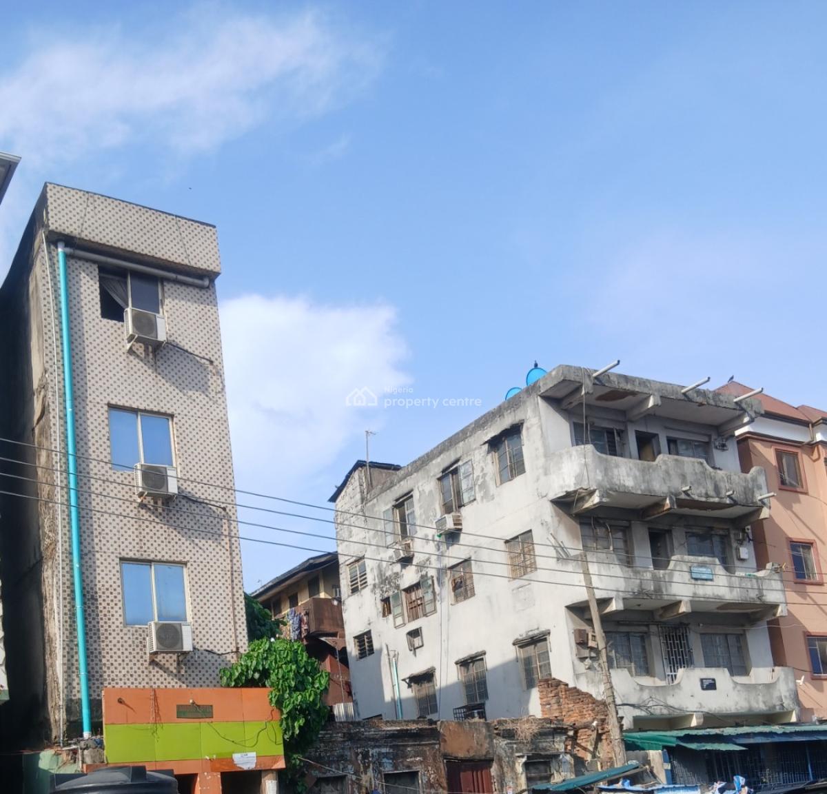 a Dilapidated Building, Igbosere Road, Lagos Island, Lagos, Block of Flats for Sale