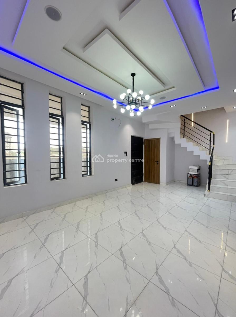 Superb Deal of a 4 Bedroom Terrace Duplex in a Secured Estate, Chevron Toll Gate, Orchid Road, Lekki, Lagos, Terraced Duplex for Sale