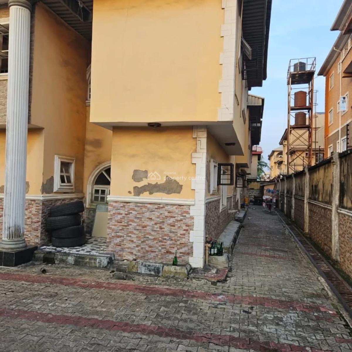 a Six Bedroom Detached House with 2(nos) 3bedroom, Ago Palace Way, Ago Palace, Isolo, Lagos, House for Sale