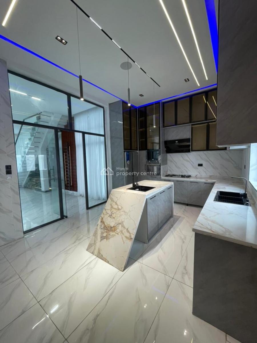 Luxury 5 Bedroom Fully Detached Duplex with Bq, Paino & Swimming Pool, Luxury 5 Bedroom Duplex with Bq, Paino & Swimming Pool in Chevron, Lekki, Lagos, Detached Duplex for Sale